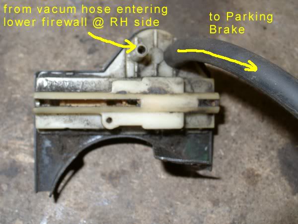 Parking Brake Vacuum Release Switch - Vintage Thunderbird ... 1966 thunderbird vacuum diagram 